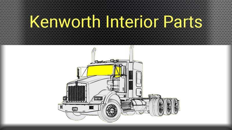 kenworth t800 door parts diagram