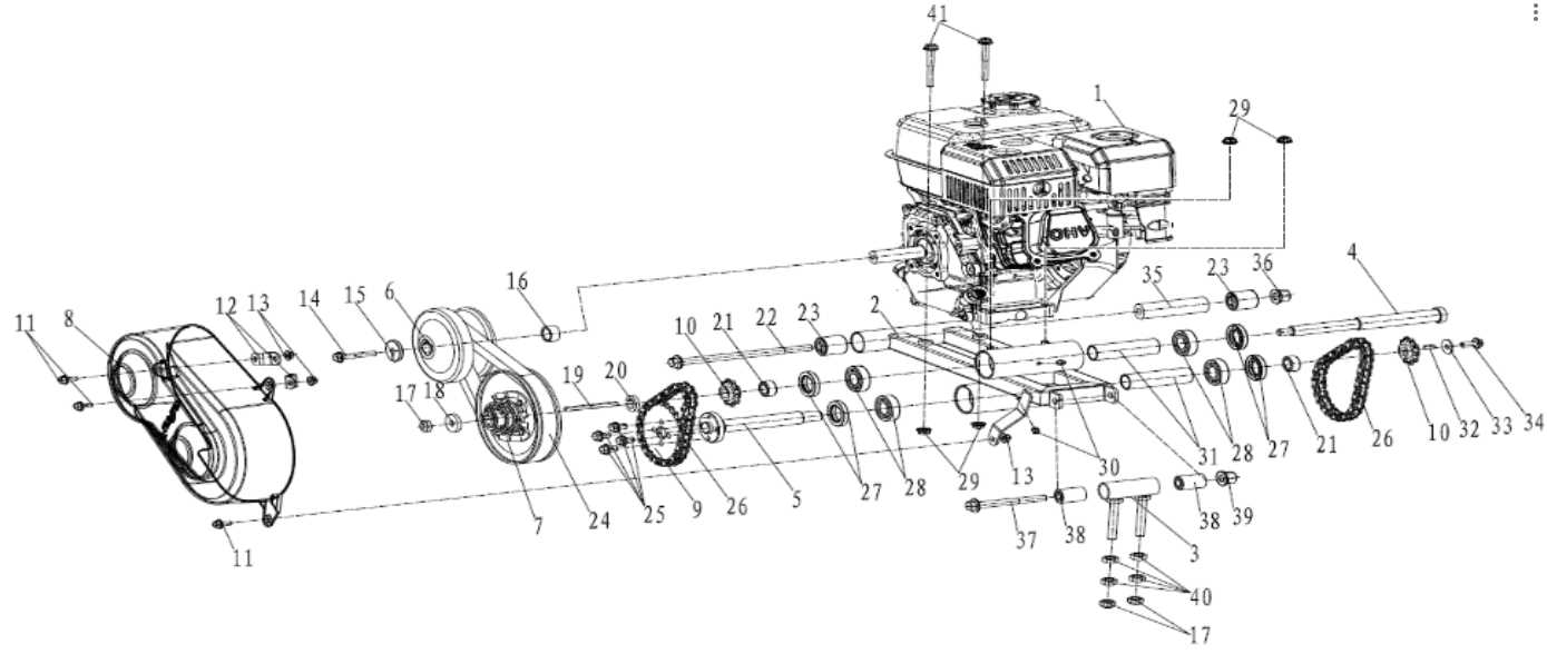 predator engine parts diagram