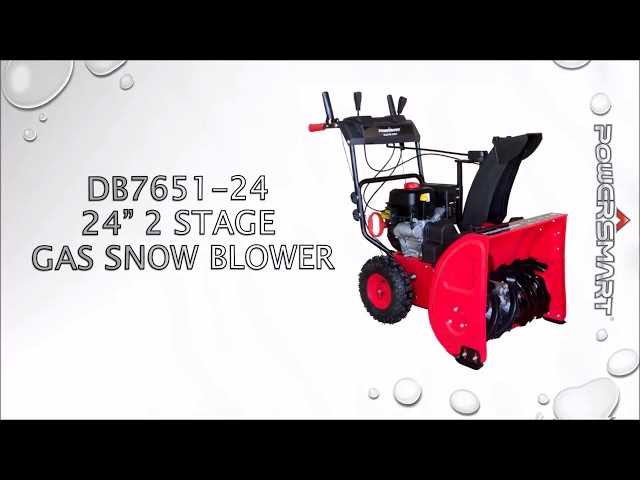 powersmart snow blower parts diagram