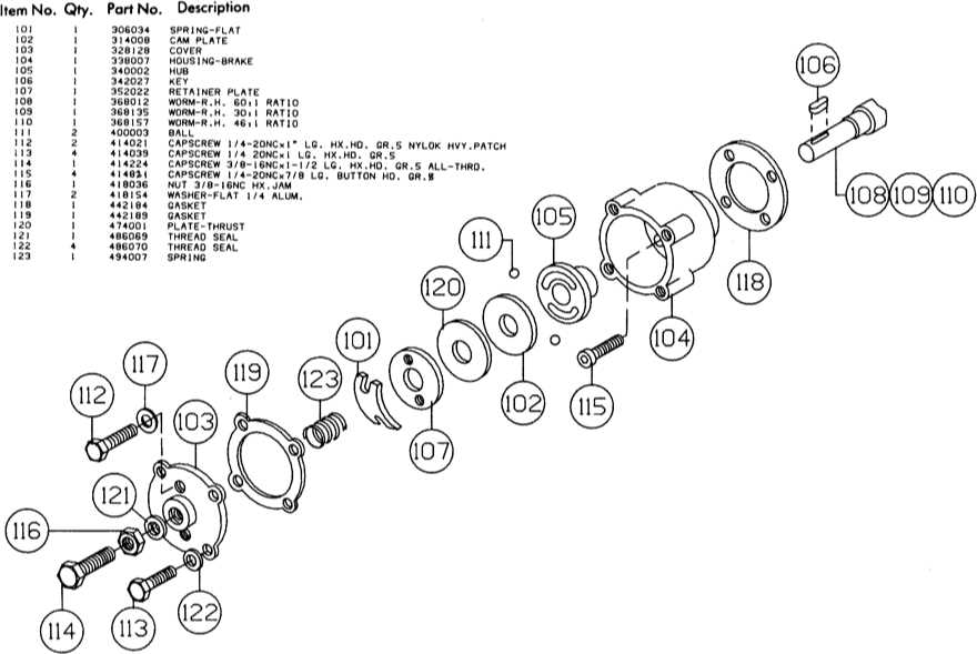 ramsey winch parts diagram