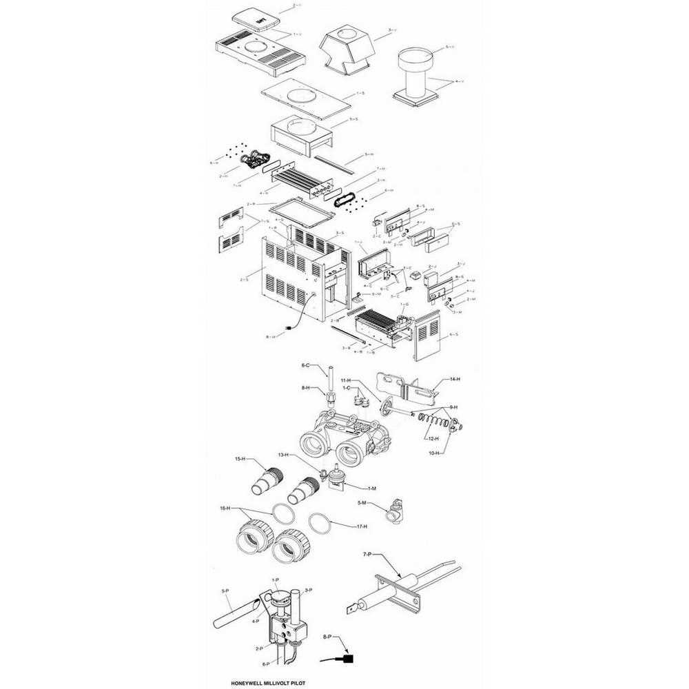 raypak pool heater parts diagram