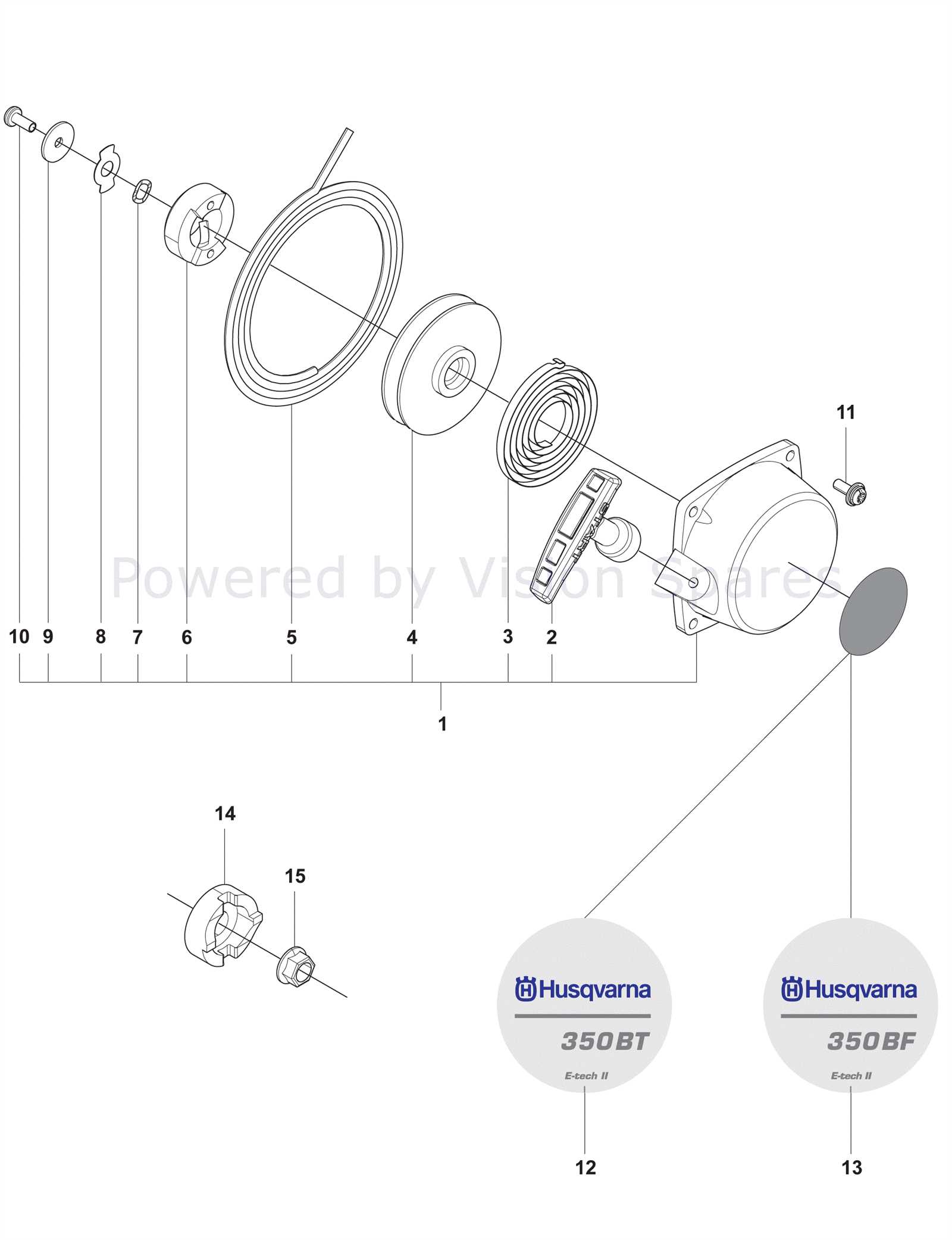 husqvarna 350bt parts diagram