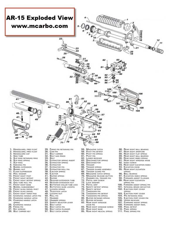 rem 1100 parts diagram