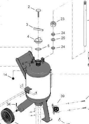 sandblaster parts diagram