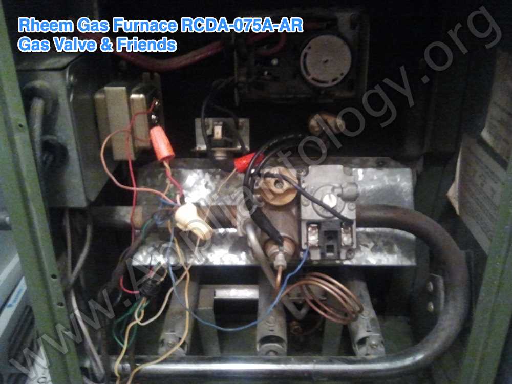 rheem furnace parts diagram