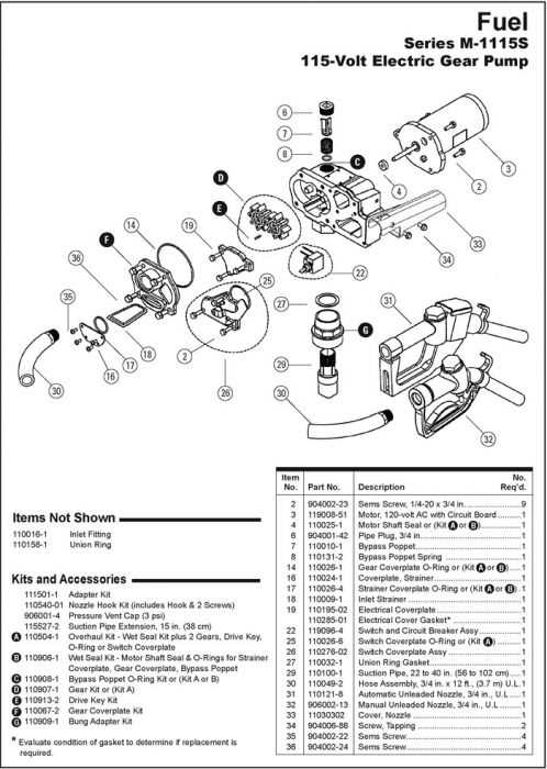 roper pump parts diagram