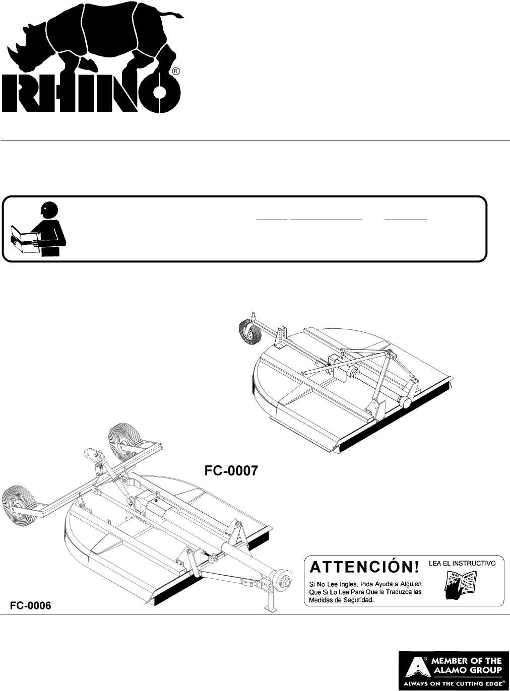 rhino mower parts diagram