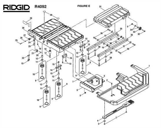 ridgid r4222 parts diagram