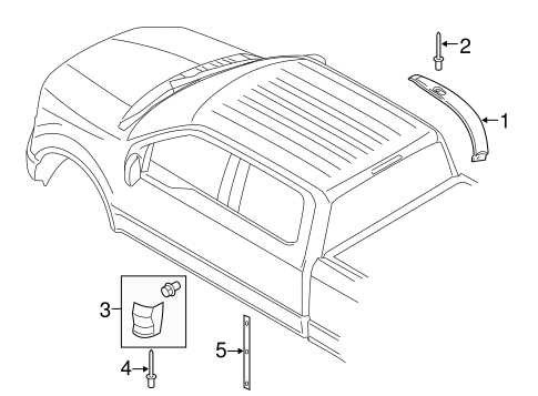 ford f 150 body parts diagram