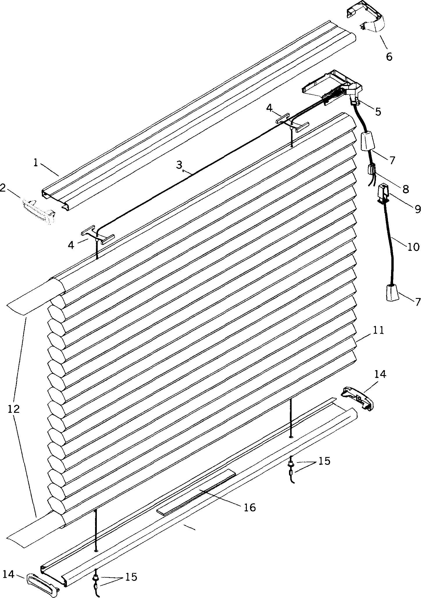 roller shade parts diagram