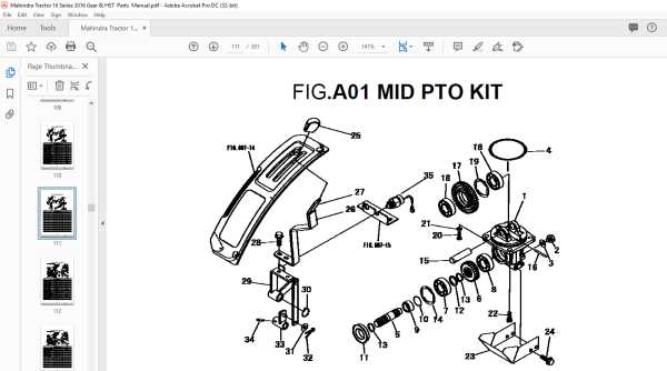 mahindra 3016 parts diagram