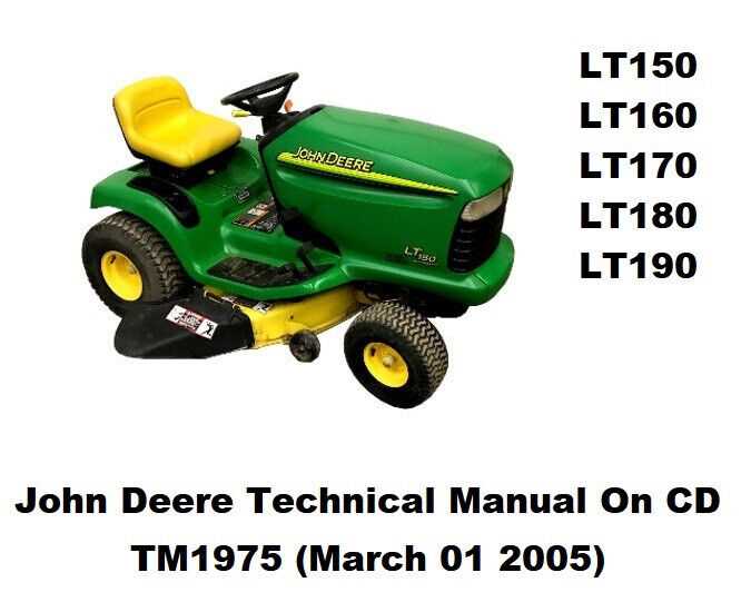 john deere lt190 parts diagram