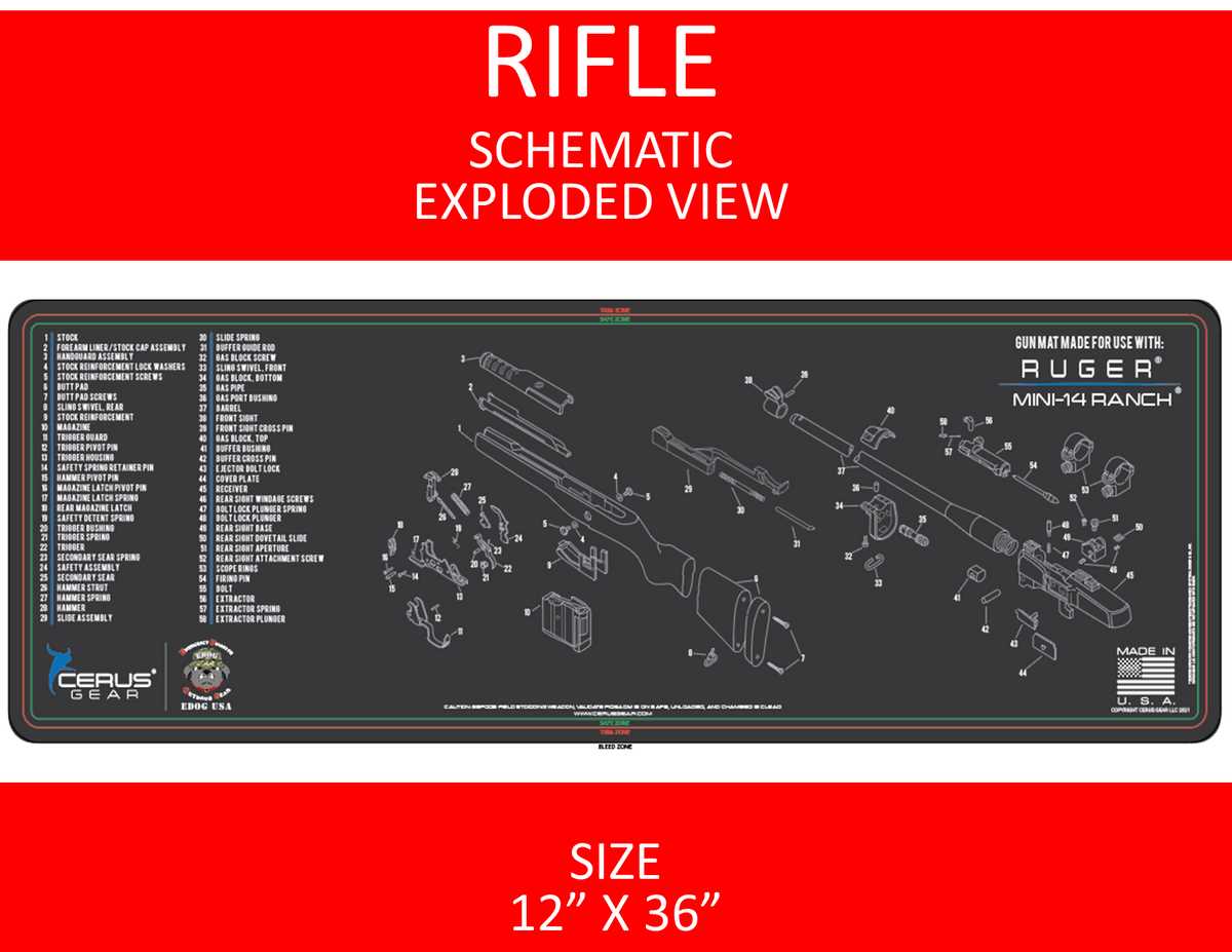 ruger mini 14 parts diagram