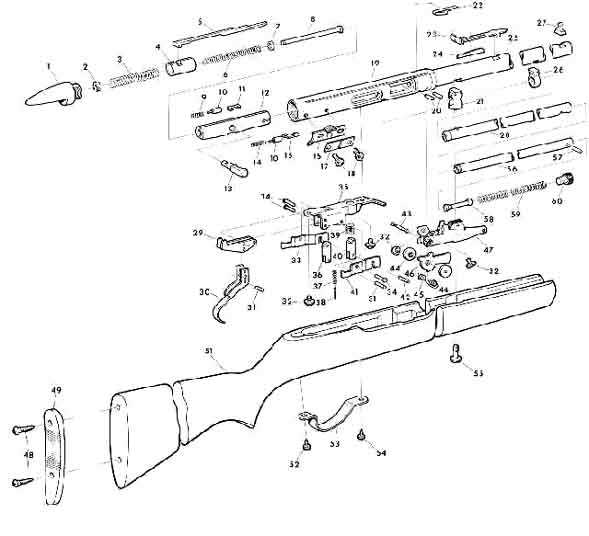 ruger mini 14 parts diagram