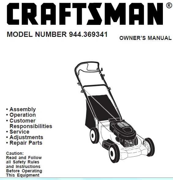 craftsman self propelled lawn mower parts diagram