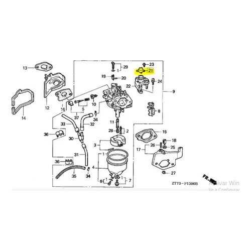 honda eu2000i parts diagram