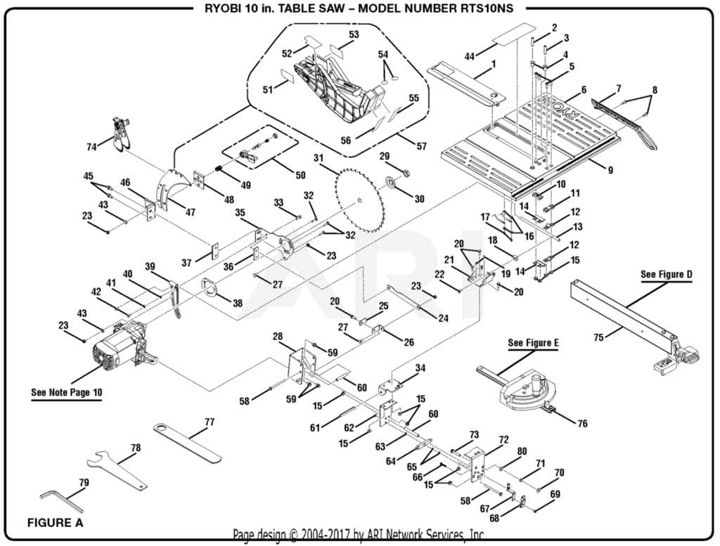 ryobi circular saw parts diagram