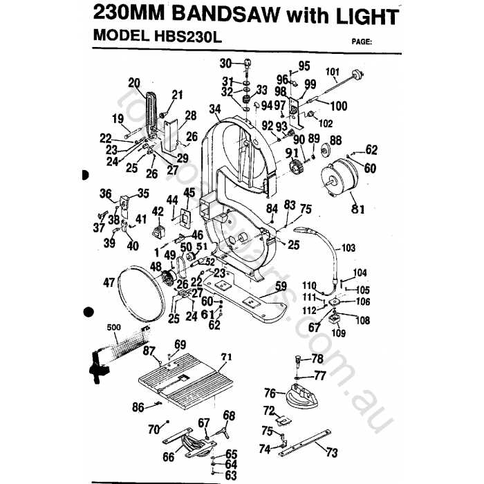 ryobi circular saw parts diagram