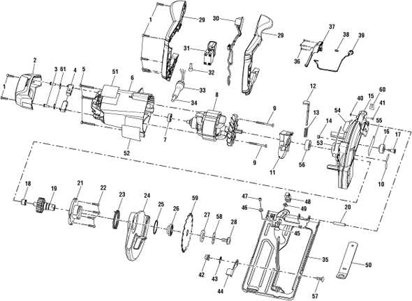 ryobi circular saw parts diagram