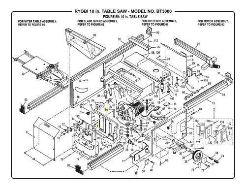 ryobi miter saw parts diagram