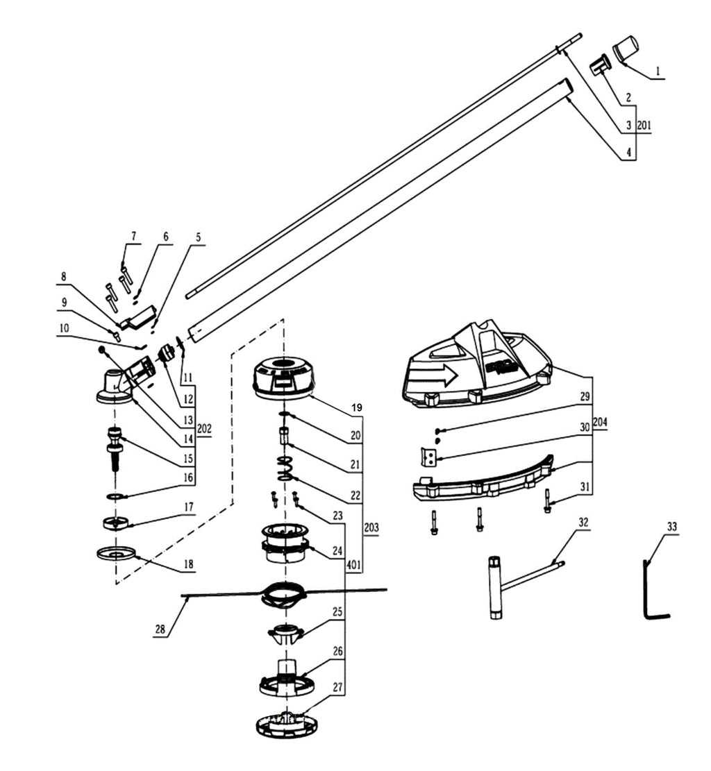 ryobi pole saw parts diagram