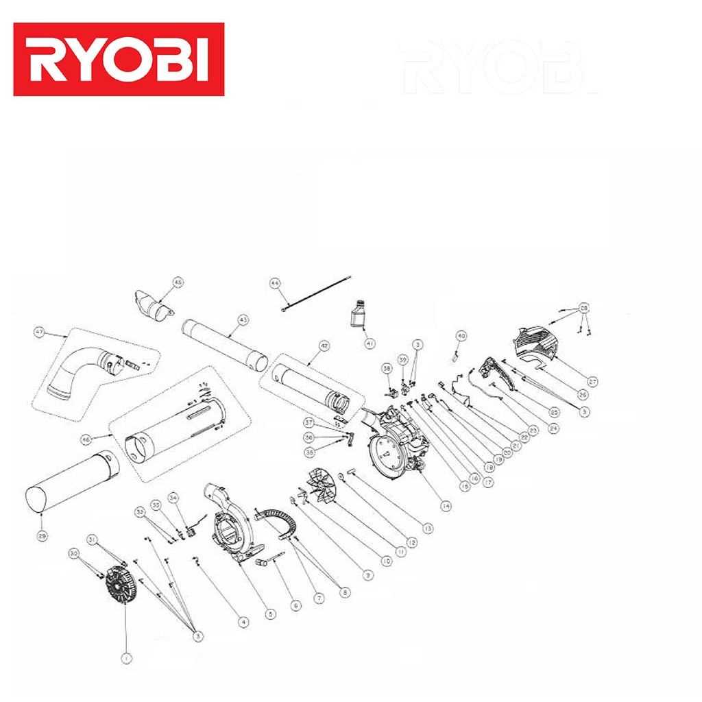 ryobi stick vacuum parts diagram