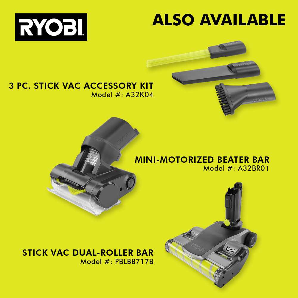 ryobi stick vacuum parts diagram