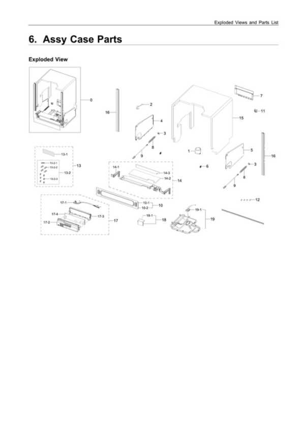 samsung dw80r9950ug parts diagram