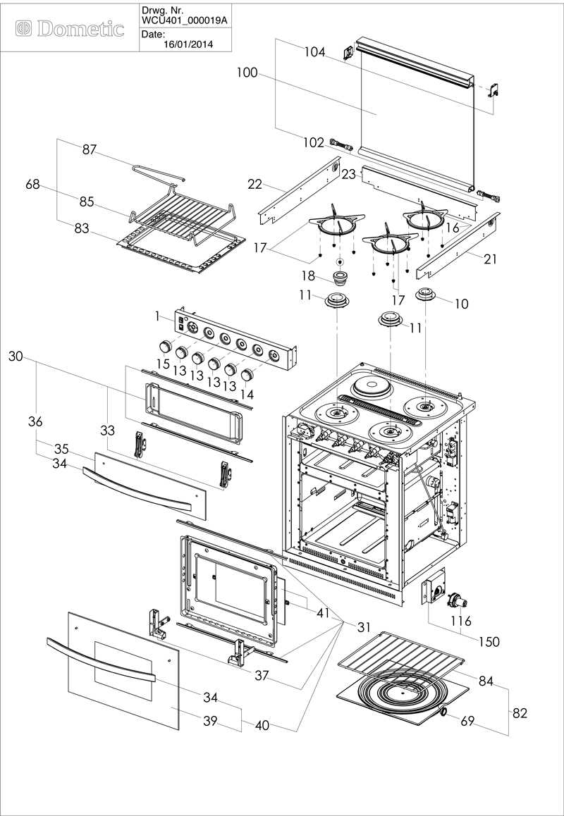 samsung stove parts diagram