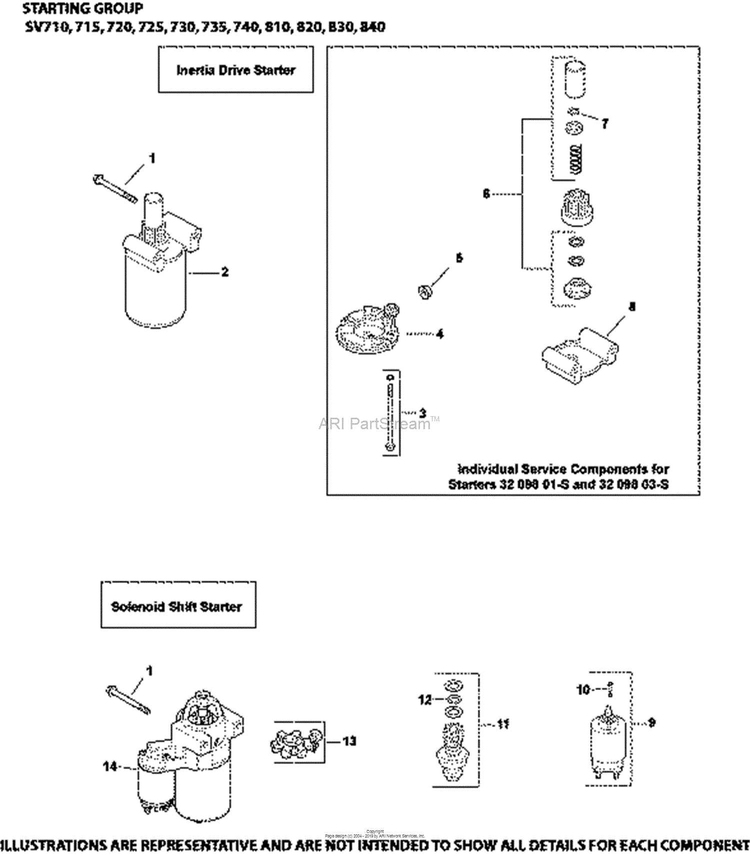 kohler sv725 parts diagram