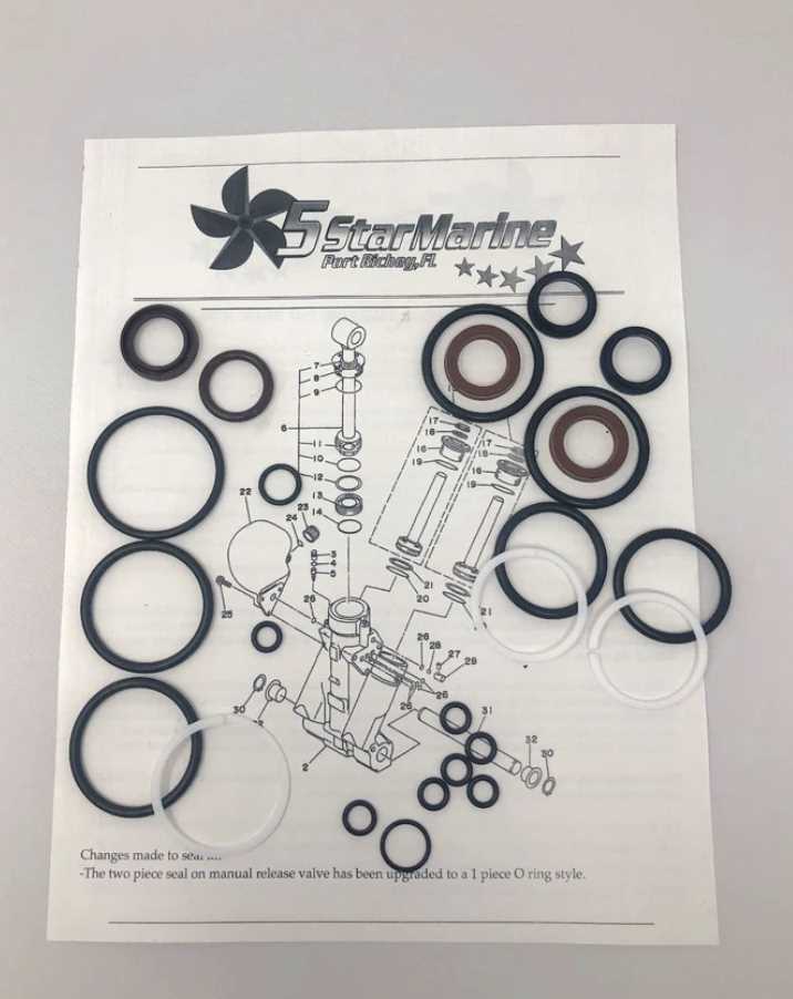 showa trim and tilt parts diagram