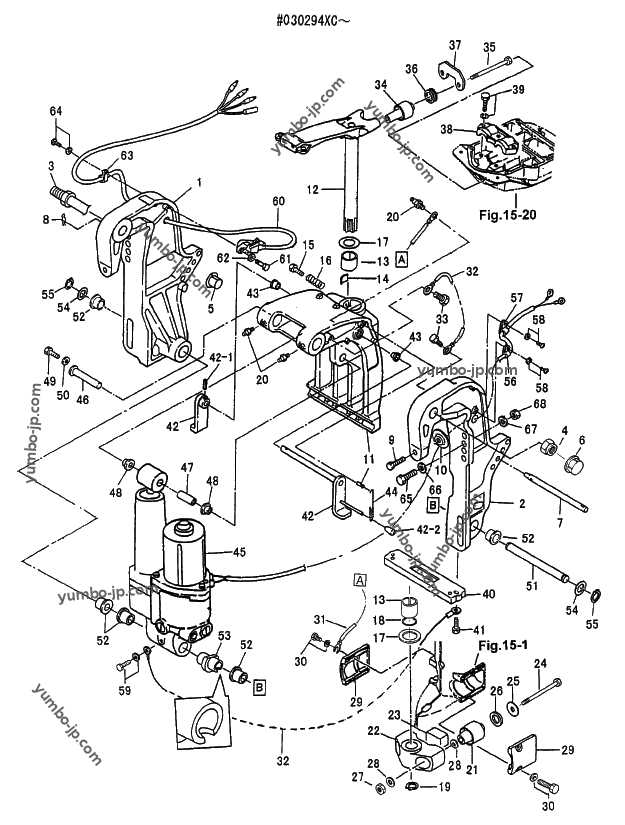 showa trim and tilt parts diagram