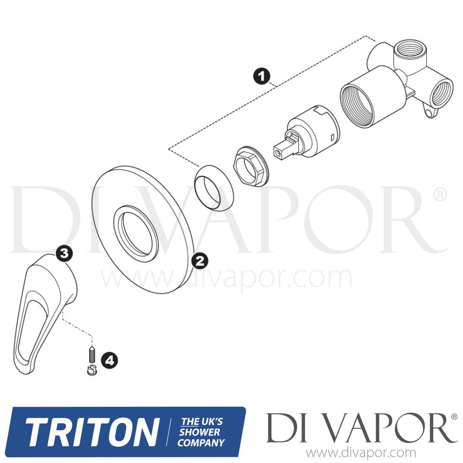 shower head parts diagram