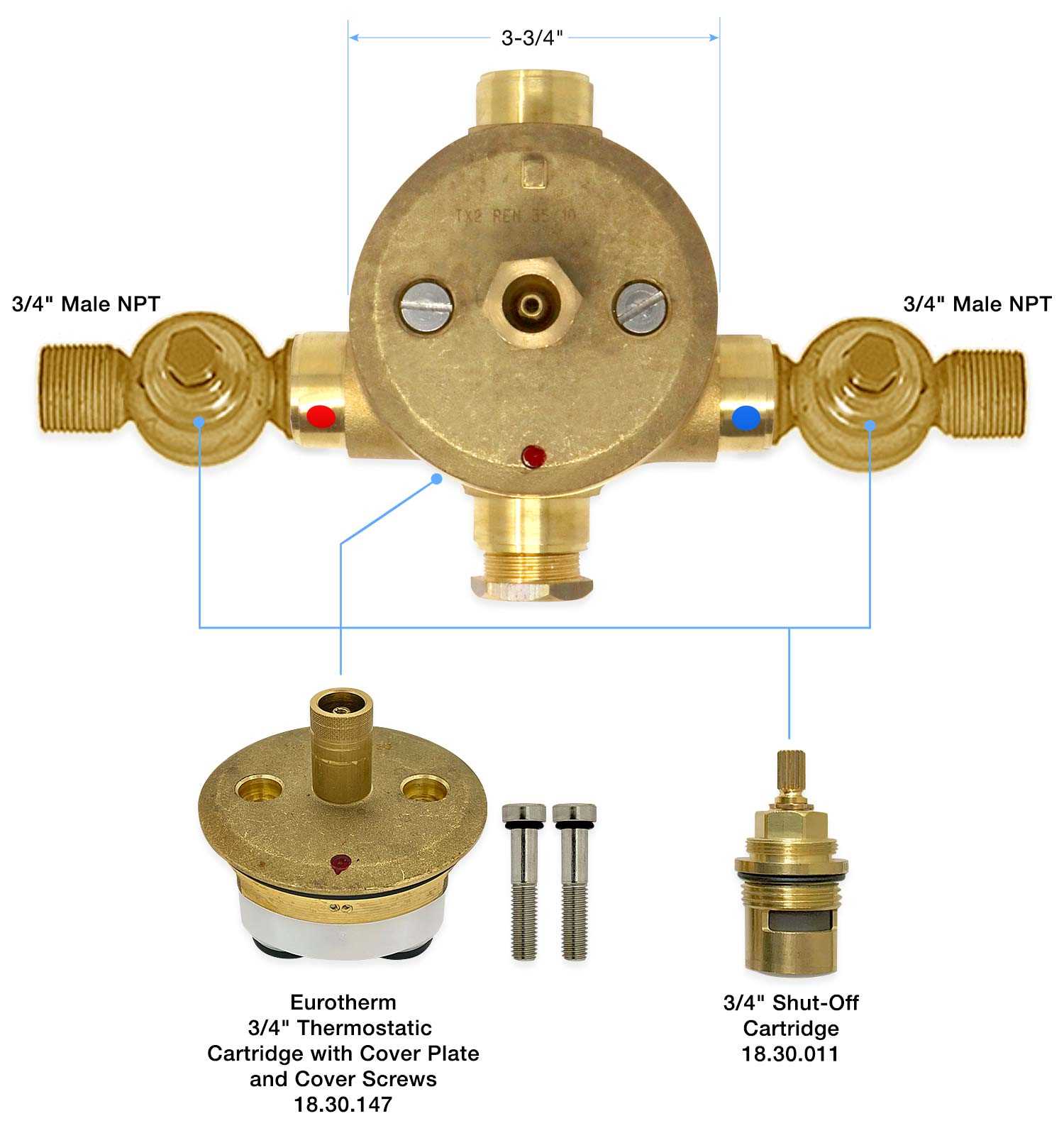 shower valve parts diagram