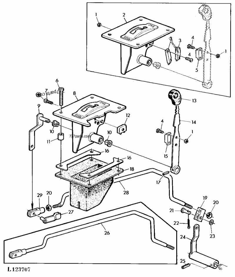 john deere 757 parts diagram