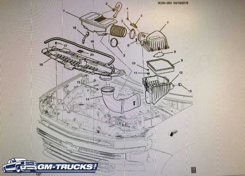 silverado parts diagram