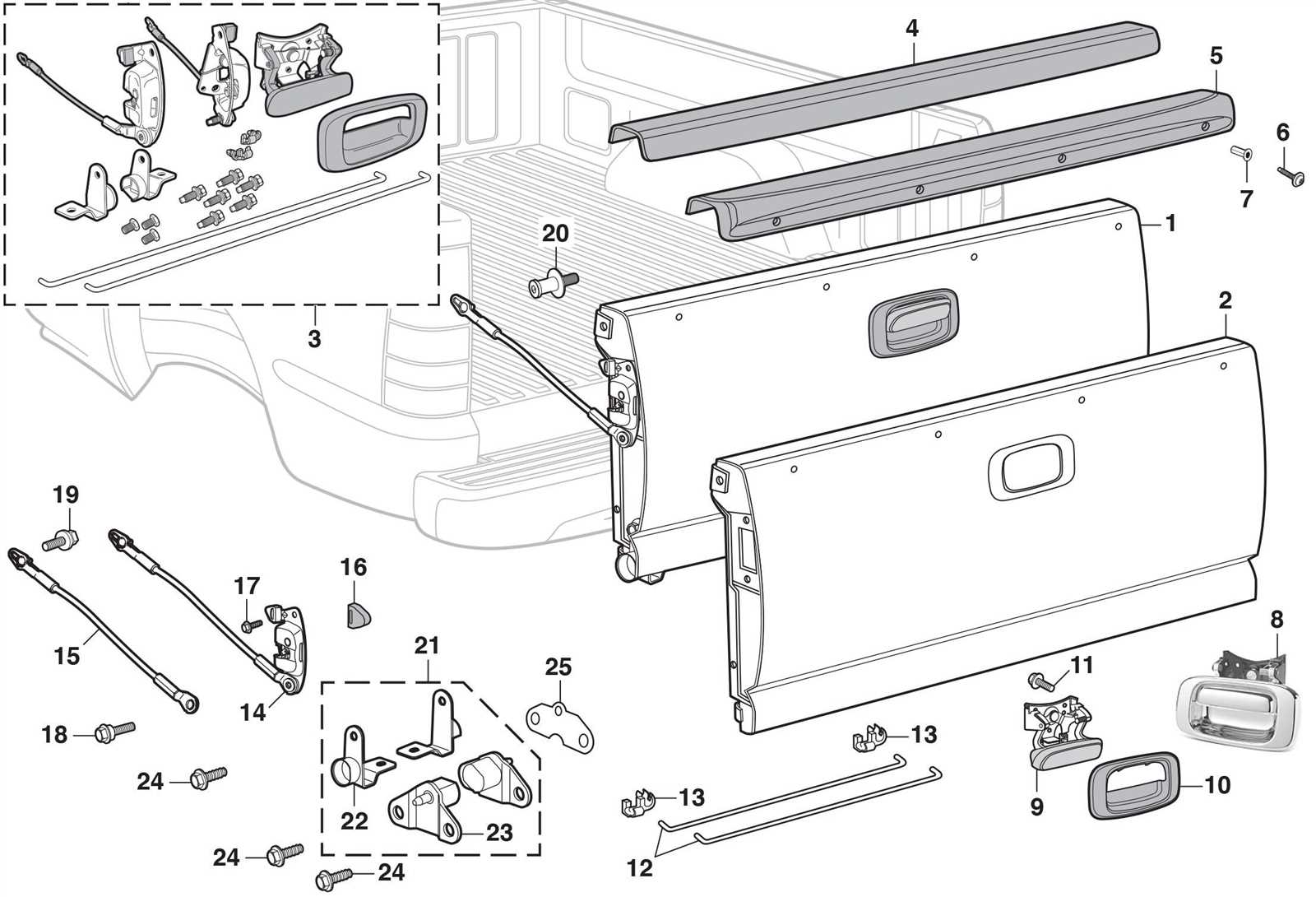 silverado parts diagram