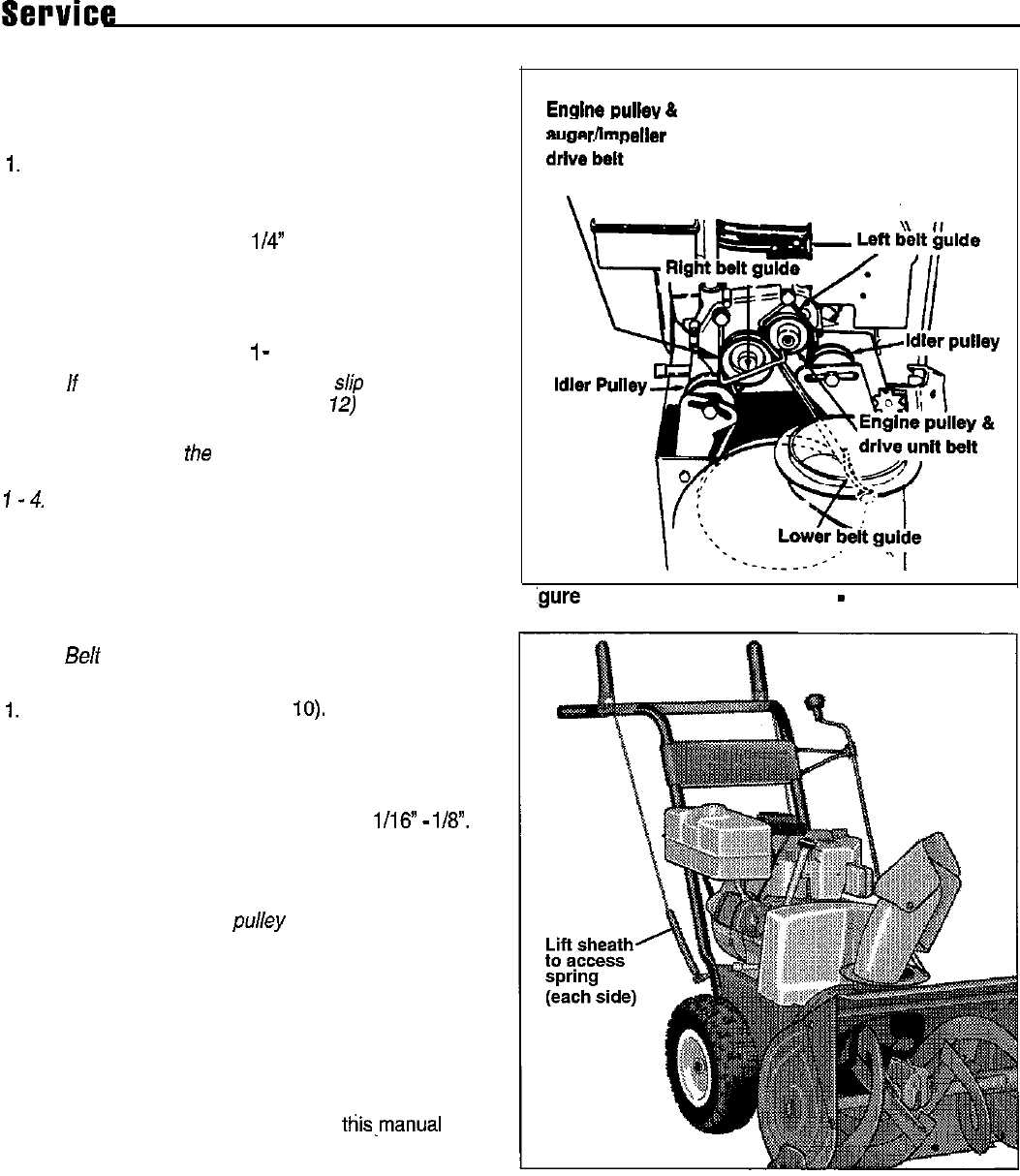 simplicity snow thrower parts diagram