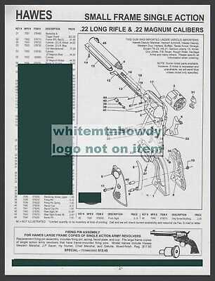 single action revolver parts diagram