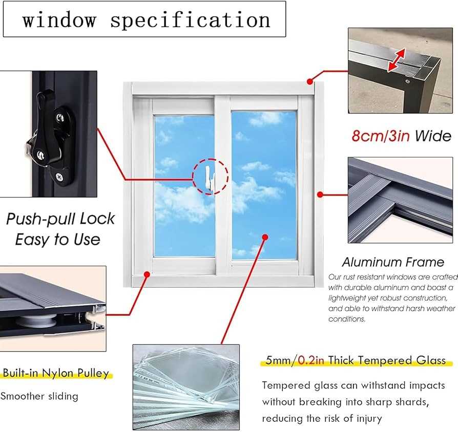 sliding window parts diagram