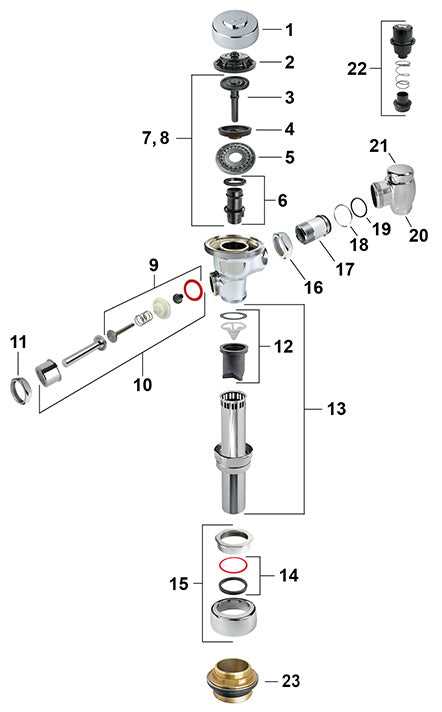 sloan valve parts diagram