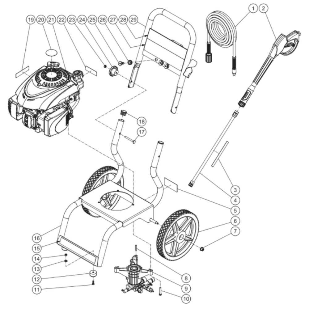 simpson pressure washer parts diagram