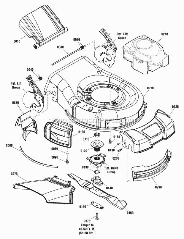 snapper self propelled lawn mower parts diagram