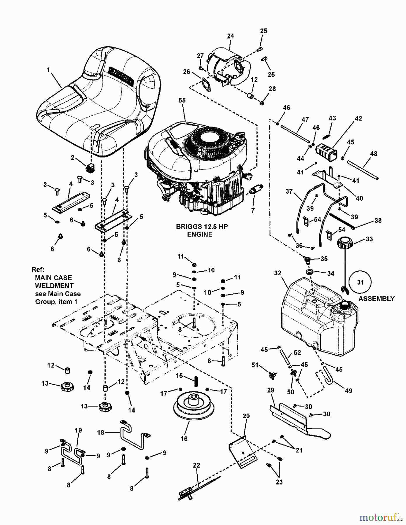 snapper self propelled lawn mower parts diagram