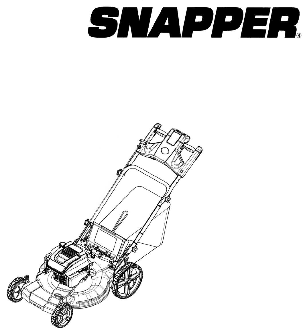 snapper self propelled parts diagram