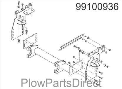 sno way plow parts diagram