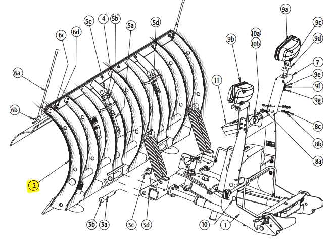 snow plow parts diagram