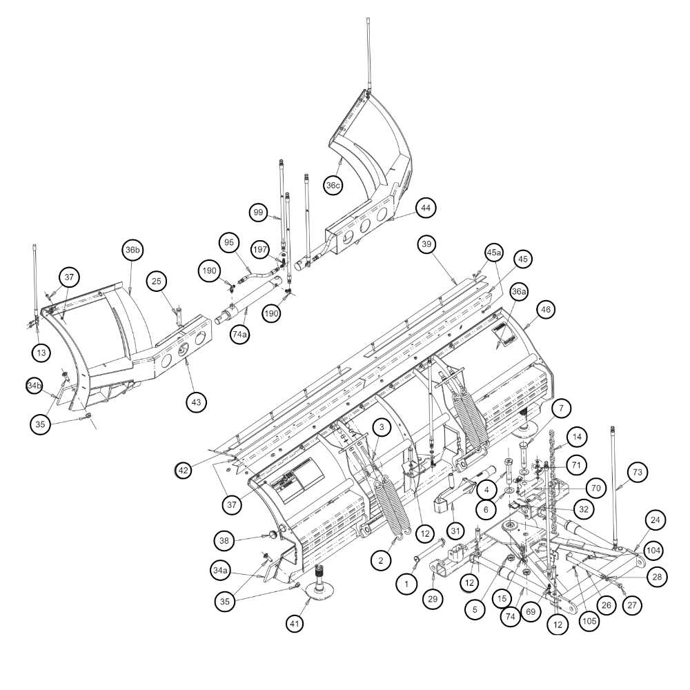 snowdogg plow parts diagram