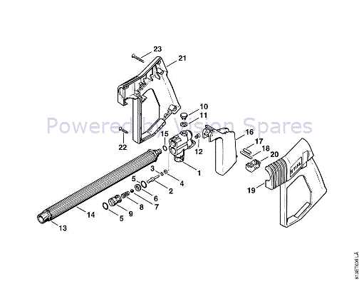 spray gun diagram parts