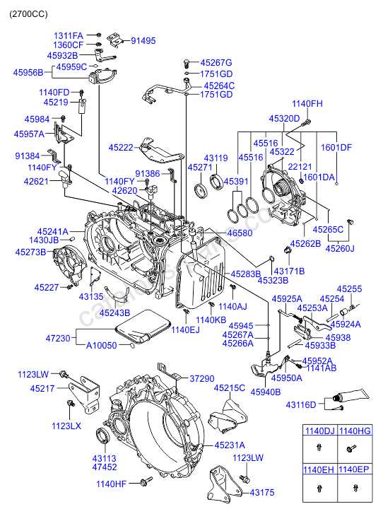 hyundai tucson parts diagram